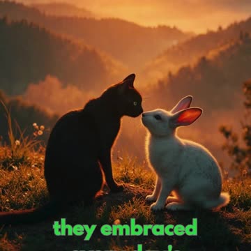 The Curious Cat and the Lonely Rabbit