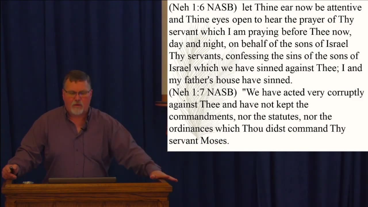 Nehemiah 1&2 - Nehemiah's prayer is a lot like Daniel's prayer when he was praying for his people