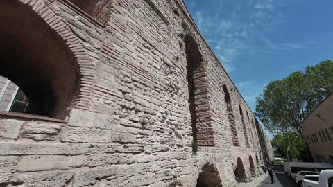 Backpacking the Aqueduct of Valens Bozdoğan Kemeri Istanbul, Turkey 2025