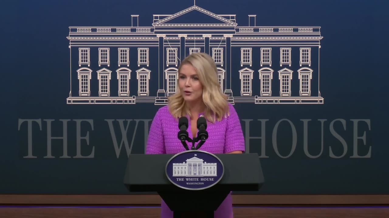 White House Briefs Nation On Trump's First 100 Days Of 2nd Term (VIDEO)