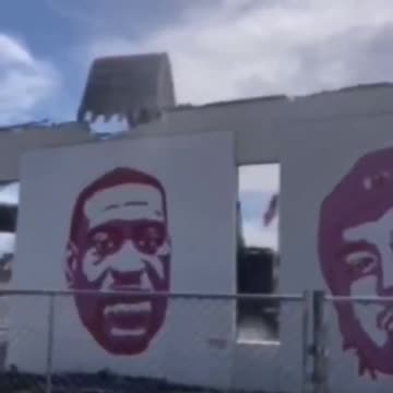 Salt Lake City tears down their mural of George Floyd
