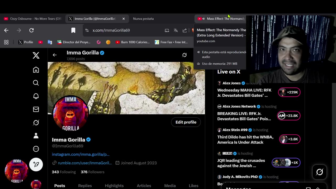 IMMA GORILLA NUNCA MUERE!!!