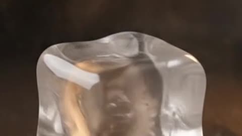 Melting Ice Cube on Hot Pan — Cinematic ASMR Steam and Sizzle Sounds #asmr