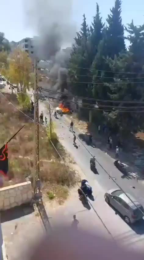 Lebanese outlets are reporting that an Israeli drone targeted a vehicle