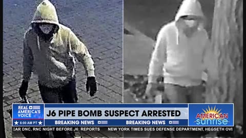 J6 PIPE BOMB SUSPECT “ARRESTED”