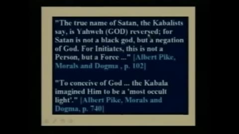 The True Name of Satan_ Kabalists say it's Yahweh Reversed