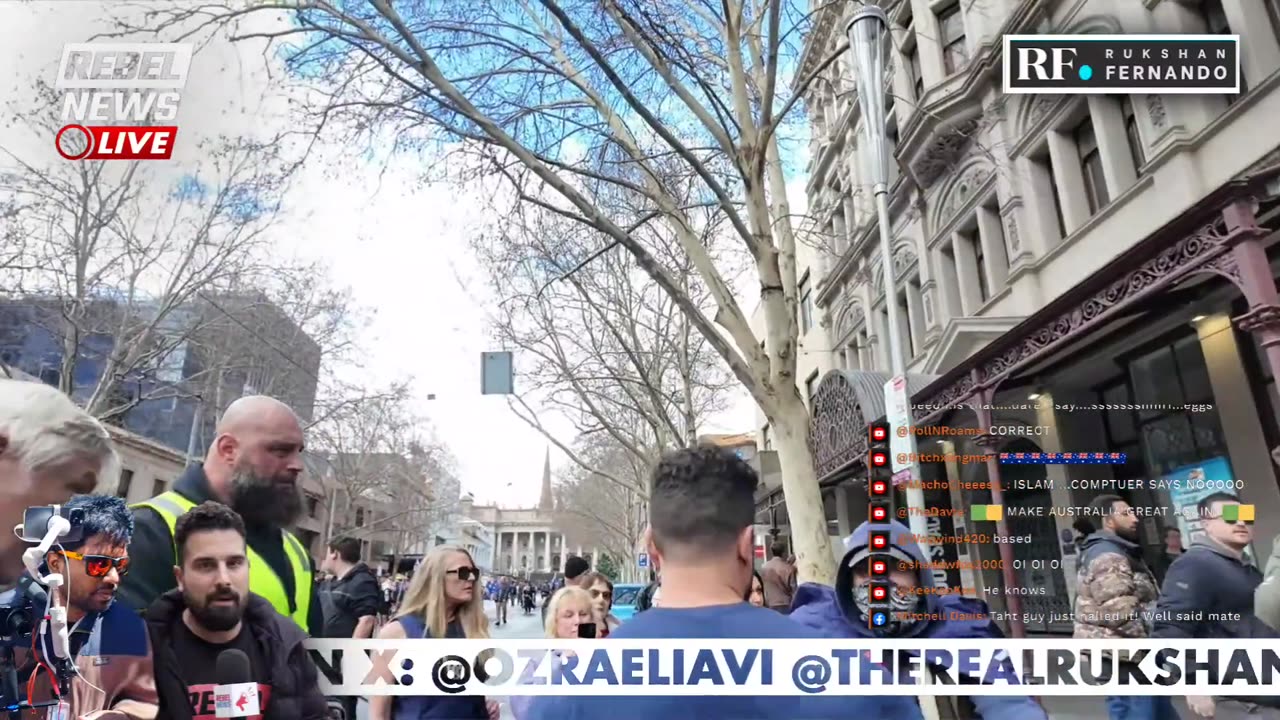 81-March for Australia_Melbourne_31/08/2025_Rebel News Coverage Breakdown