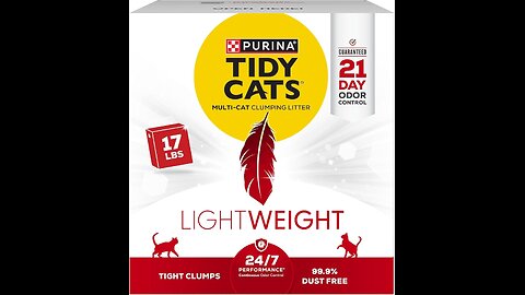 Purina Tidy Cats LightWeight 24/7 Performance Odor control