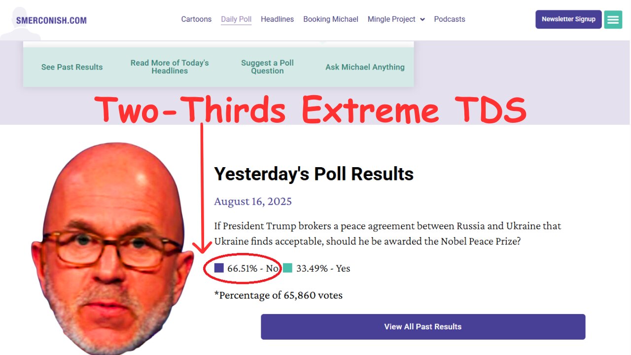 Smerconish Finds Out Two-Thirds of His Viewers Have Extreme TDS