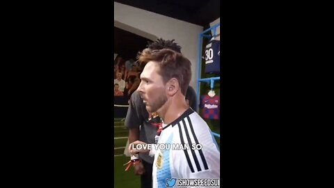IshowSpeed Fighting with Messi #messi