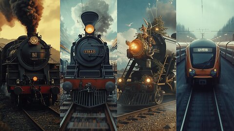 🚆 10 Hours Of Relaxing Train Sounds with Scenic Wallpapers | Sleep, Focus & Calm Your Mind #sleep