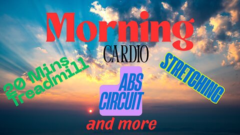 20 Mins Cardio plus 3 Rounds Abs Circuit with & stretching #workout