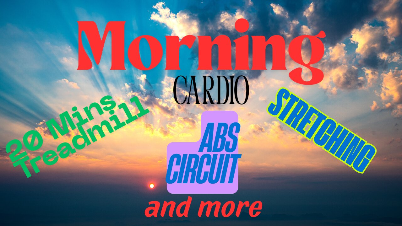 20 Mins Cardio plus 3 Rounds Abs Circuit with & stretching #workout