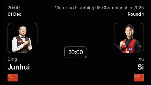 🔴 ถ่ายทอดสดสนุกเกอร์ 🇨🇳 ติง จุนฮุย VS ฉี ซือ 🇨🇳 ศึก ยูเค แชมเปี้ยนชิพ