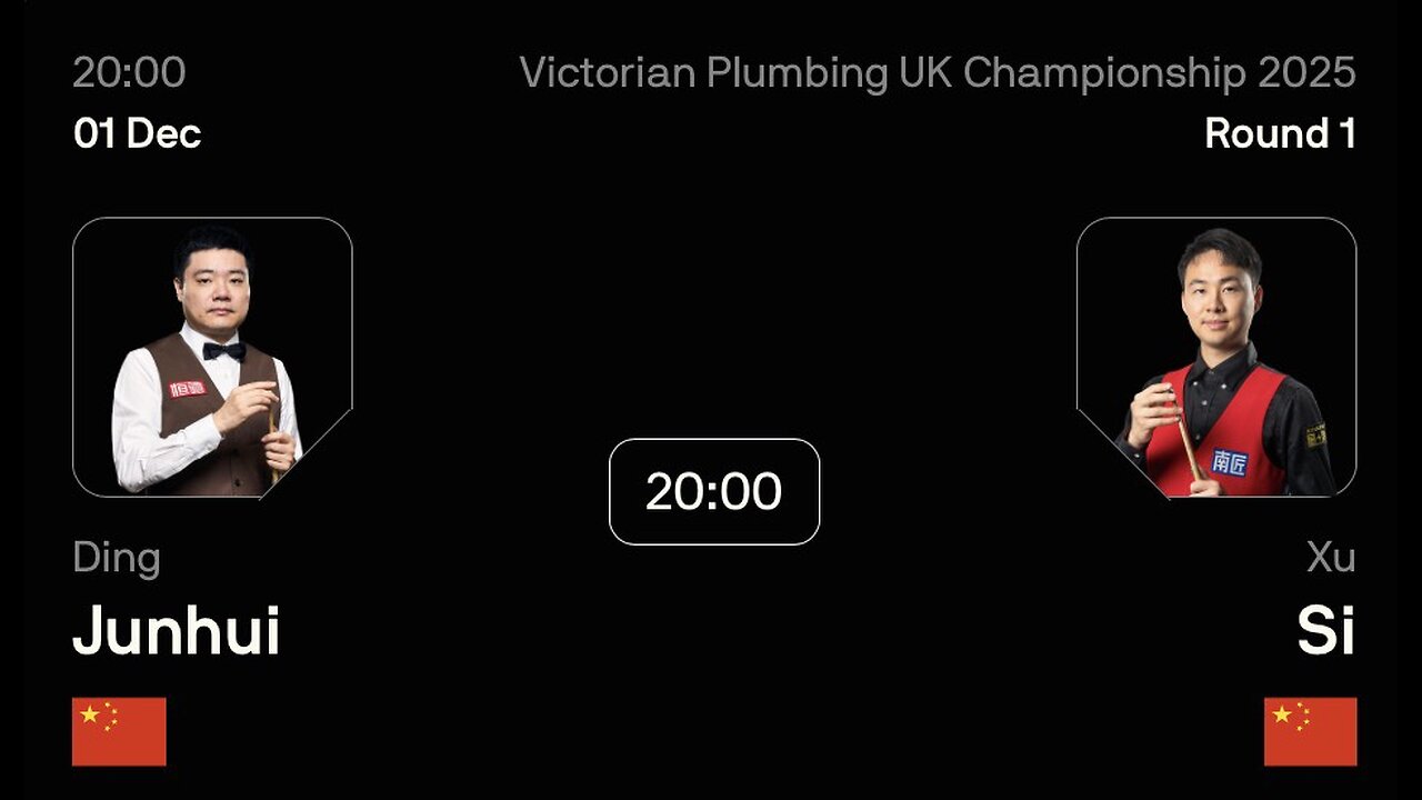 🔴 ถ่ายทอดสดสนุกเกอร์ 🇨🇳 ติง จุนฮุย VS ฉี ซือ 🇨🇳 ศึก ยูเค แชมเปี้ยนชิพ