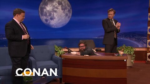 Zach Galifinakas Grand Entrances | CONAN on TBS
