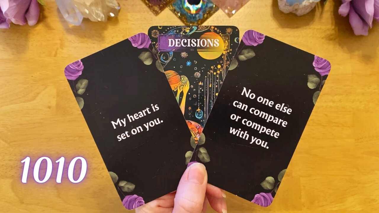 THIS PERSON HAS MADE UP THEIR MIND ABOUT YOU..SO BE PREPARED! (COLLECTIVE LOVE TAROT READING)💜 1010