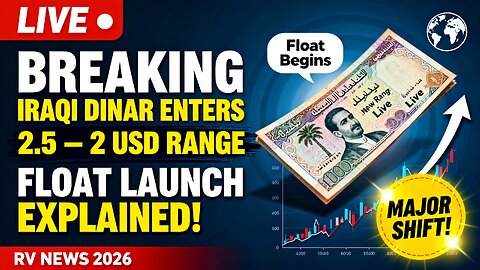 BREAKING Iraqi Dinar Enters 2.5 to 2 USD Range & Float Launch Explained! 💥 Iraqi dinar Rv News 2026