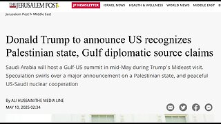 Donald Trump to announce US recognizes Palestinian state