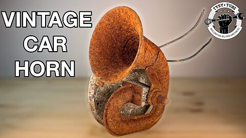 I Restored this Rusty $1 Car Horn - NOT WORTH RESTORING