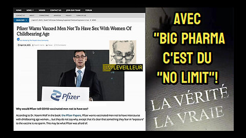 BIG PHARMA et sa cohorte de "vendus" vu par Jim Leveilleur (Hd 1080)