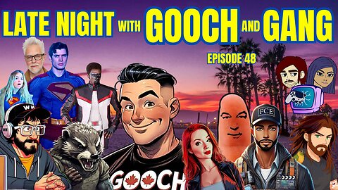 Did James Gunn make a Superman or Super Friends movie? Late Night with Gooch and Gang eps.48