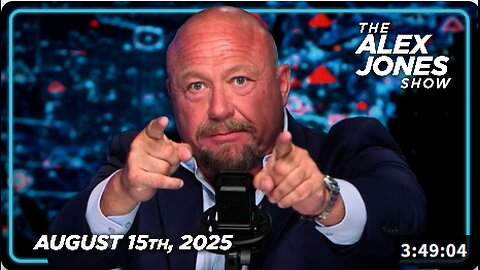 FRIDAY FULL SHOW 8/15/25 — Alex Jones Delivers Key Analysis Of The Historic Trump Peace Summit In Alaska As Ukraine & NATO Pledge To Escalate The War At All Costs! PLUS, The New York Times Has Called For A Military Coup Against Trump! FINALLY, The L
