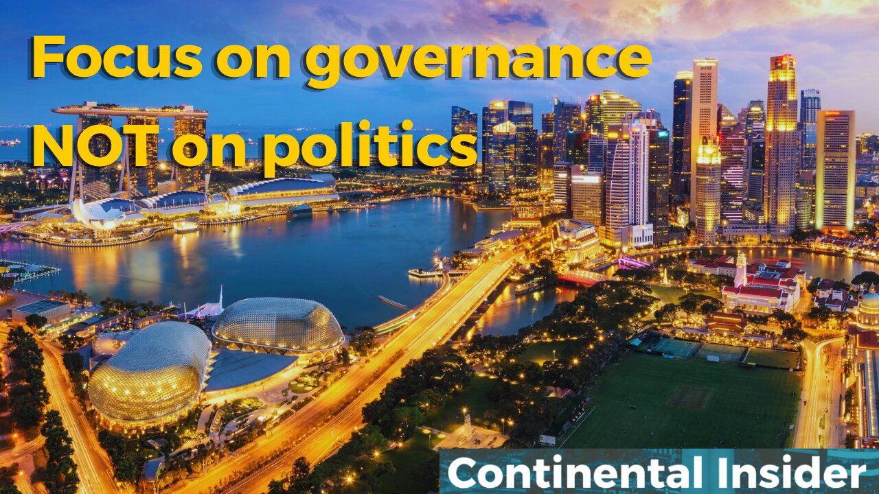 Focus on governance NOT politics