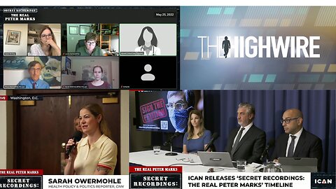 THE REAL PETER MARKS - EXPOSED ON ICAN'S EXCLUSIVE PRESS CONFERENCE - MAY 8, 25