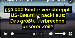 Ex-Grenzschützer packt aus: „US-Regierung ist größte Kindersexhandels-Organisation ... engUTdeu