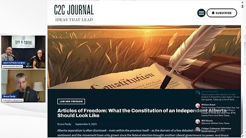 Defining Freedom: Bruce Pardy on Alberta’s Constitution for Independence