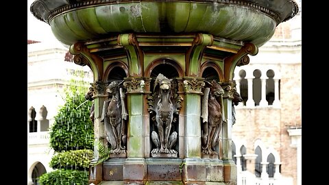 Dragones en la fuente