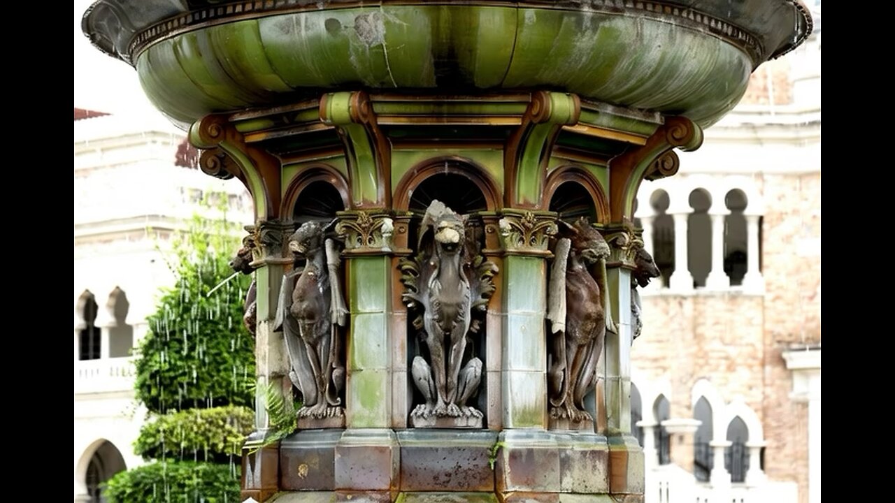 Dragones en la fuente