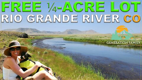 We’re giving away a FREE ¼-acre lot along the Rio Grande River in Colorado! 🌲🏞️