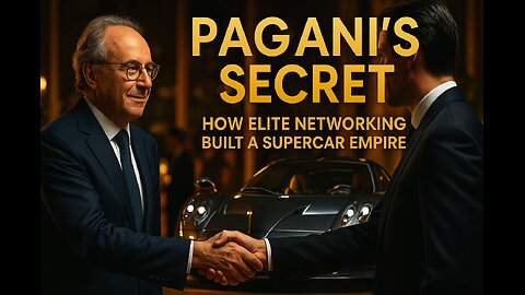 Pagani's SECRET to REACHING the TOP through High-Class NETWORKING