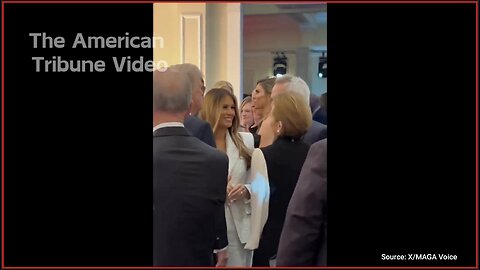 Melania Praised for Incredible Beauty, Sense of Style with Gorgeous Outfit [WATCH]