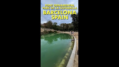 Exploring Barcelona Spain: Font Ornamental