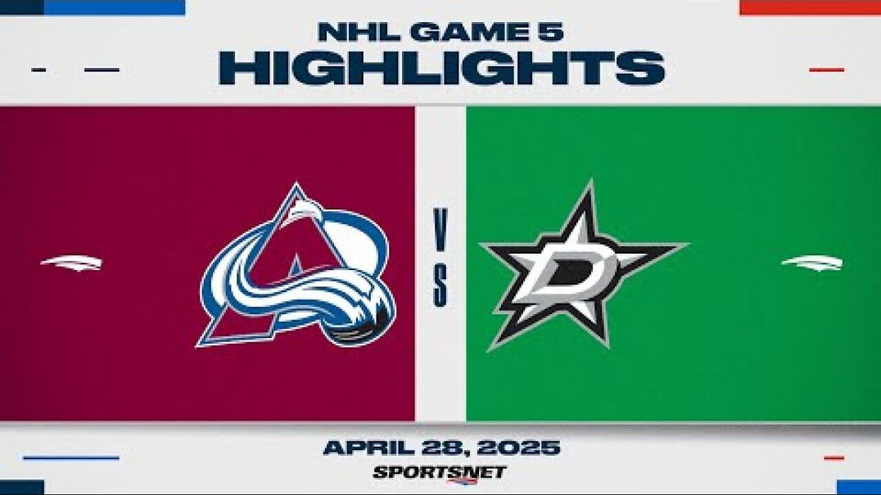 NHL Game 5 Highlights | Avalanche vs. Stars
