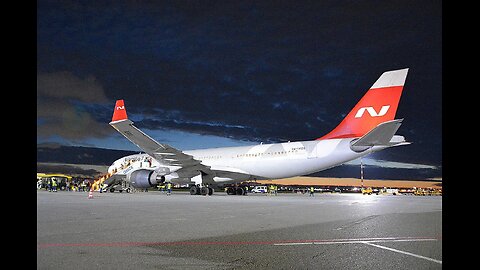 Omsk airport received an Airbus A330 aircraft for the first time