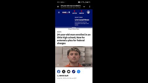 24 Yr old high school student gets arrested wait what?