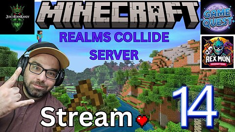Playing Minecraft with GameQuest1552, Rexmon, and JuicyKinnKandy! Stream 14