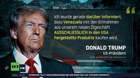Öl statt Drogen: Trumps Venezuela-Politik stößt auf wachsenden Widerstand