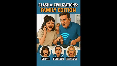 Ep1: Gen Z Slang Explained to Boomer Parents | The Wi-Fi Woes | Clash of Civilizations Family