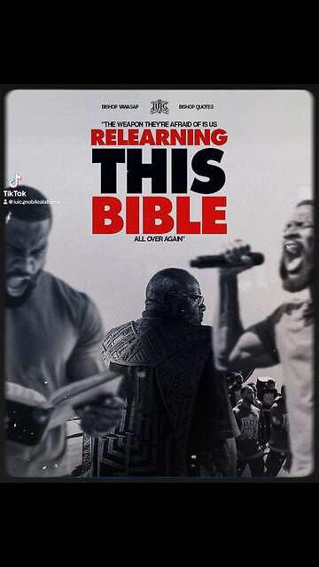 “The weapon they’re afraid of is, us relearning this Bible all over again.”