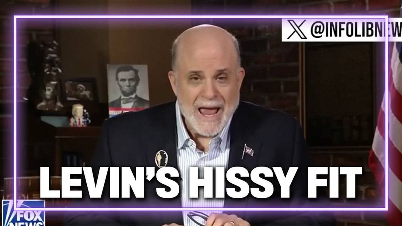 WATCH: Zionist Fox Pundit Mark Levin Blasts Trump's Mid-East Policy