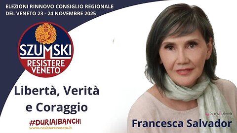 Francesca Salvador - Resistere Veneto