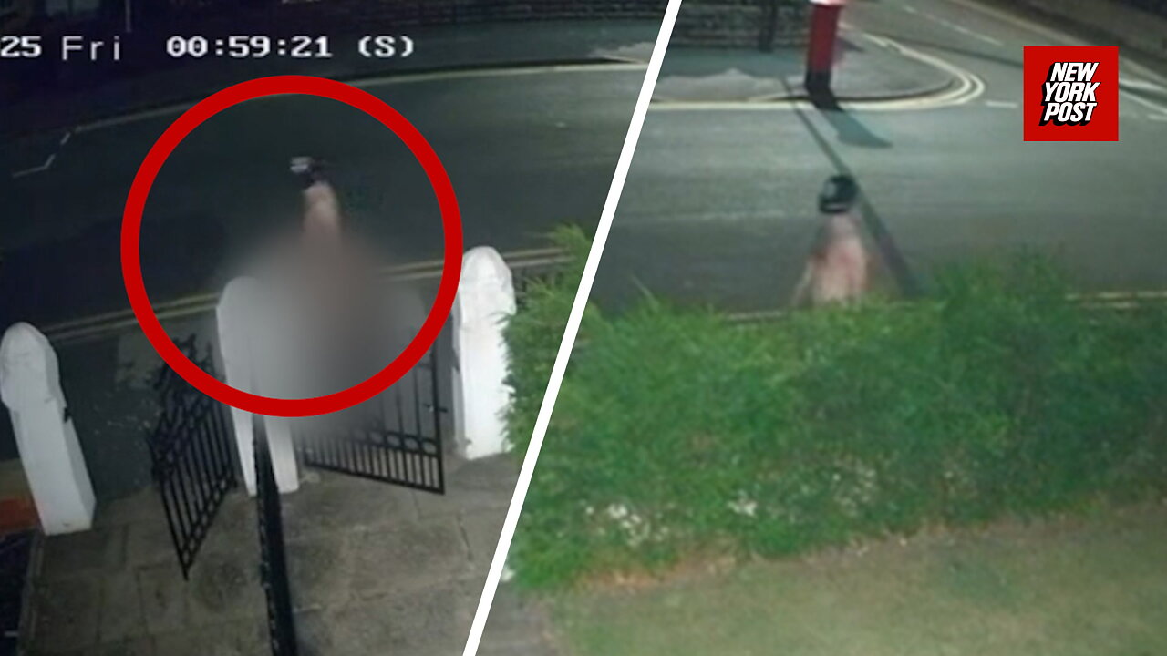 Police investigating naked man in 'gimp mask' seen prowling quiet town