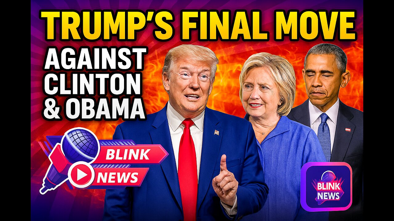 ⚠ Trump STRIKES HARD at Hillary & Obama — The Endgame Begins! ♟ 🔥