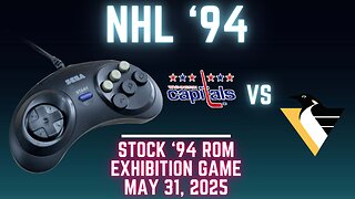 NHL '94: Capitals (Icestorm NHL94) at Penguins (Len the Lengend) {Genesis} - Exhibition 134 (OT!)