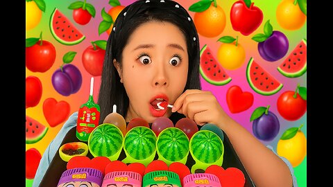 Shocking Candy ASMR! 🍉🍬 Giant Jelly Balls, Watermelon Cups & More | Satisfying Mukbang